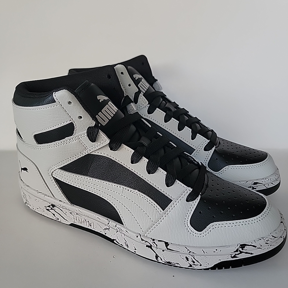 Size 9.5- MENS PUMA REBOUND LAYUP RCL MARBLE 403292 03 - Picture 5 of 7